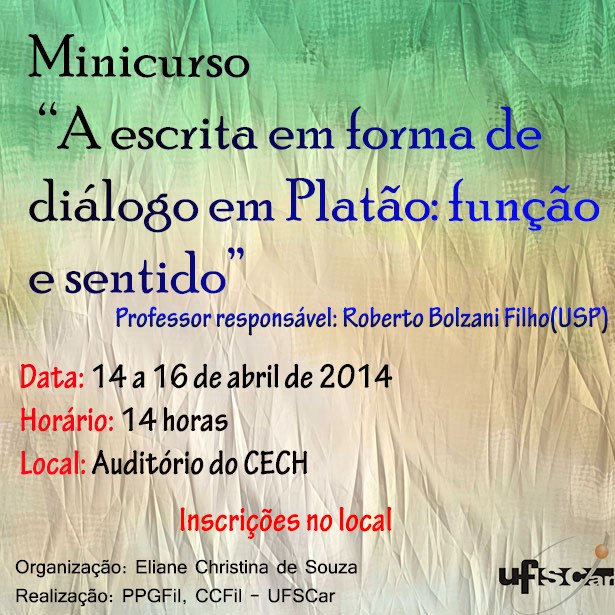 2014 Cartaz - A escrita em forma de diálogo em Platão função e sentido 2.jpg