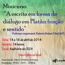 2014 Cartaz - A escrita em forma de diálogo em Platão função e sentido 2.jpg