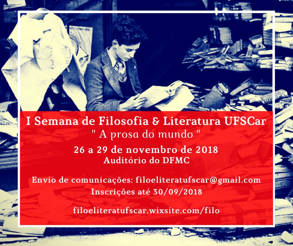 Cartaz - Filosofia e Literatura