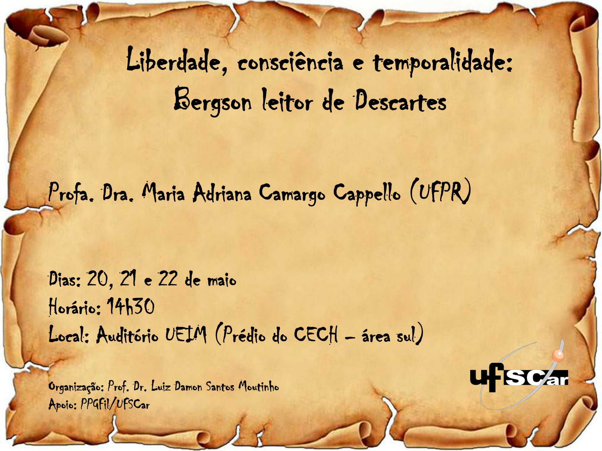 2015 Cartaz - Liberdade, consciência e temporalidade Bergson leitor de Descartes 9-1.jpg
