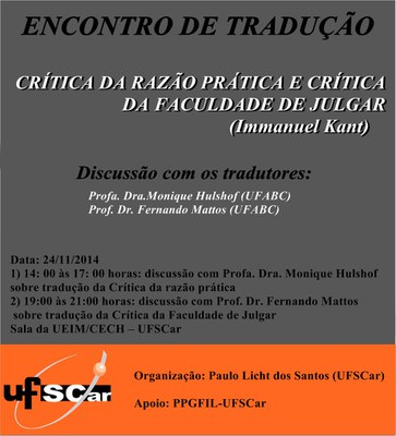 2014 Cartaz - CRÍTICA DA RAZÃO PRÁTICA E CRÍTICA DA FACULDADE DE JULGAR 10.JPG