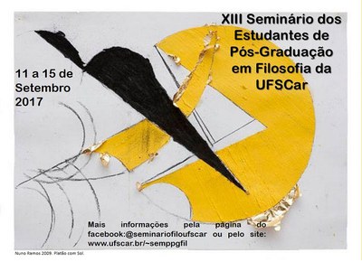 XIII Seminário dos Estudantes de Pós-Graduação em Filosofia da UFSCar