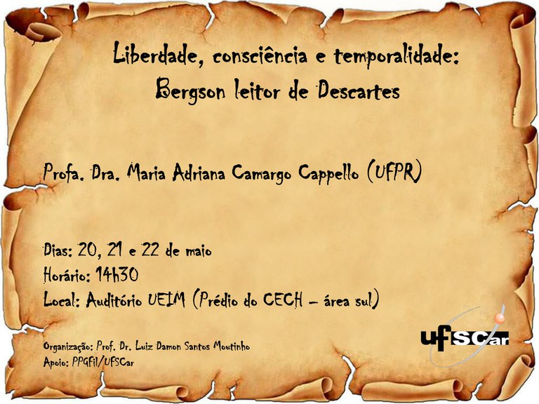 2015 Cartaz - Liberdade, consciência e temporalidade Bergson leitor de Descartes 9-1.jpg