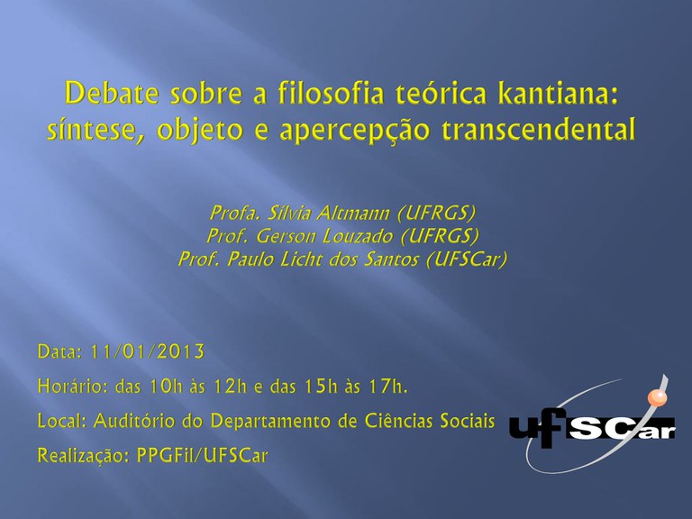 5 2013 Debate sobre a filosofia teórica kantiana síntese, objeto e apercepção transcendental 666-1.jpg