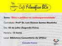 Cartaz - Café Filosófico