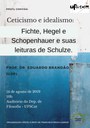 Cartaz: Ceticismo e idealismo