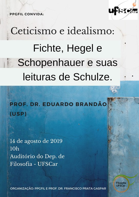 Cartaz: Ceticismo e idealismo