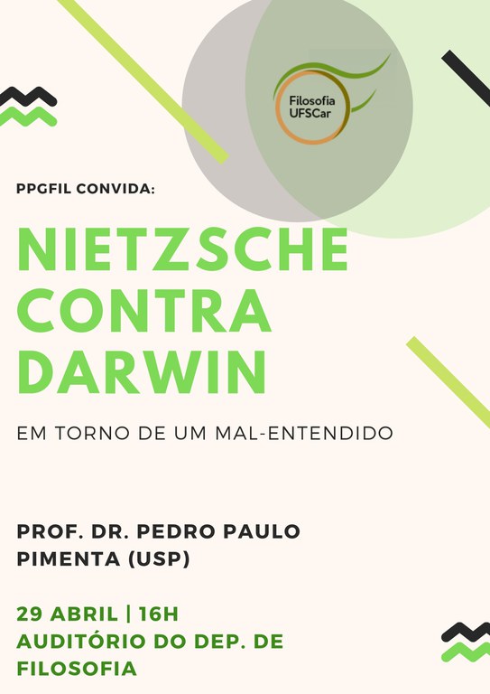 Cartaz - Nietzsche contra Darwin