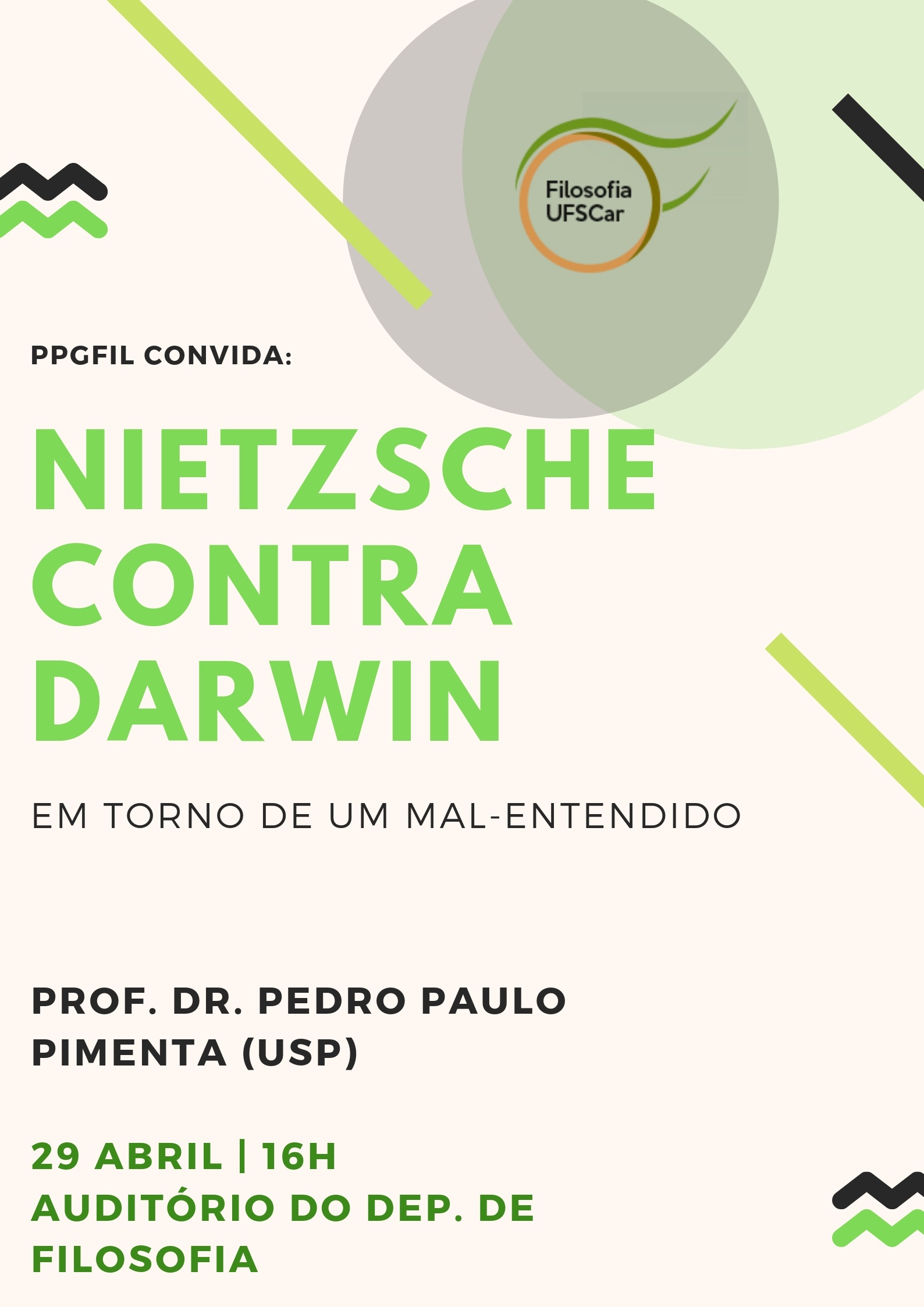 Cartaz - Nietzsche contra Darwin