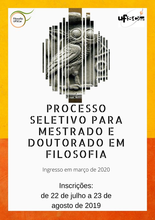 Cartaz - Proc. seletivo 2020 