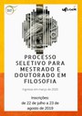Cartaz - Proc. seletivo 2020 