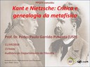 Kant e Nietzsche: Crítica e genealogia da metafísica 