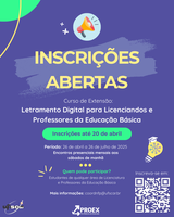 Curso de Extensão sobre Letramento Digital voltado para a Educação