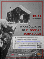 IV Colóquio de Filosofia e Teoria Social da UFMG