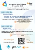 XVI Seminário de Ensino de Graduação da UFSCar (SEGrad)