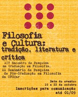 XX Seminário de Pesquisa de Pós Graduação em Filosofia e XIV Encontro de Pesquisa na Graduação em Filosofia